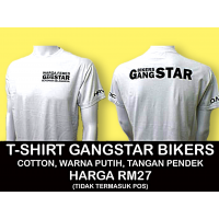 Baju Lengan Pendek Round Neck GangSTAR Bikers